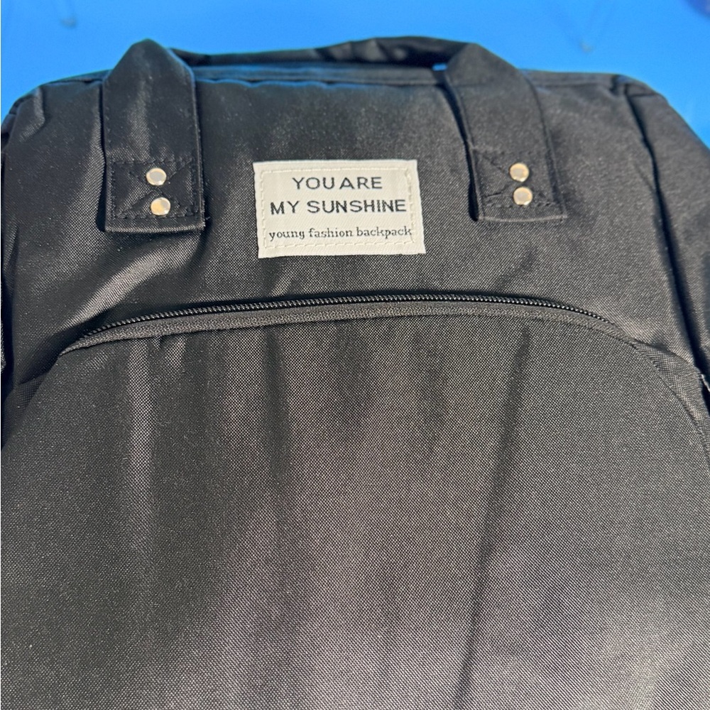 Black Multi-Function Diaper Bag with Bassinet NWT - image 15